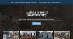 Desktop Screenshot of marbrerie-grenoble.com